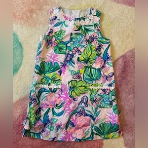 Like new size 8 Lilly shift dress for girls- mermaid print!
